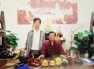 與學員合影